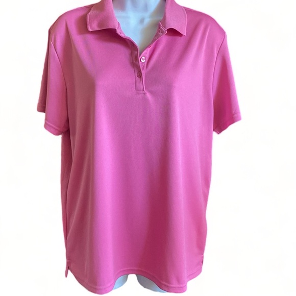 ‼️CORE 365 drifit short sleeve ladies polo in Pink size L - Picture 3 of 9